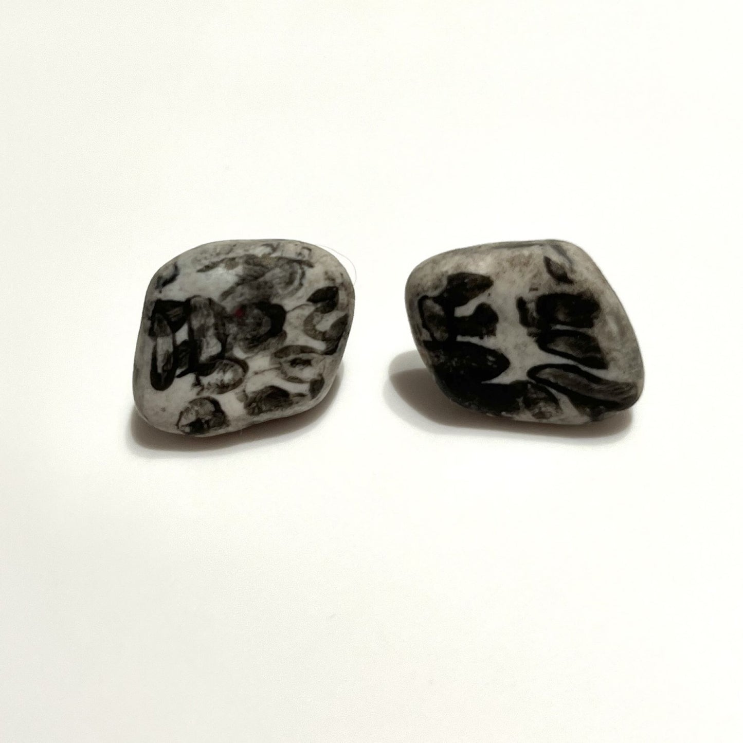 Noton Gray & Black Earrings