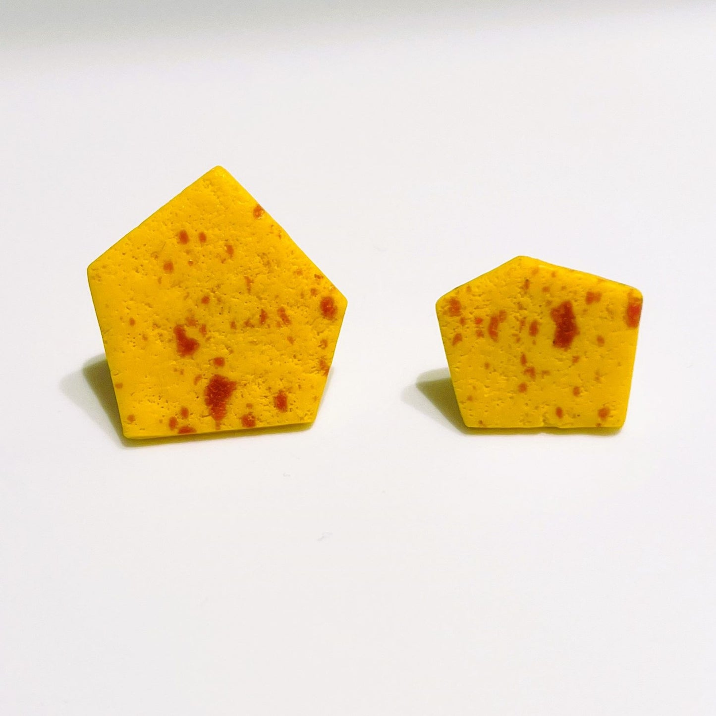 Ftery Yellow & Fuscia Earrings