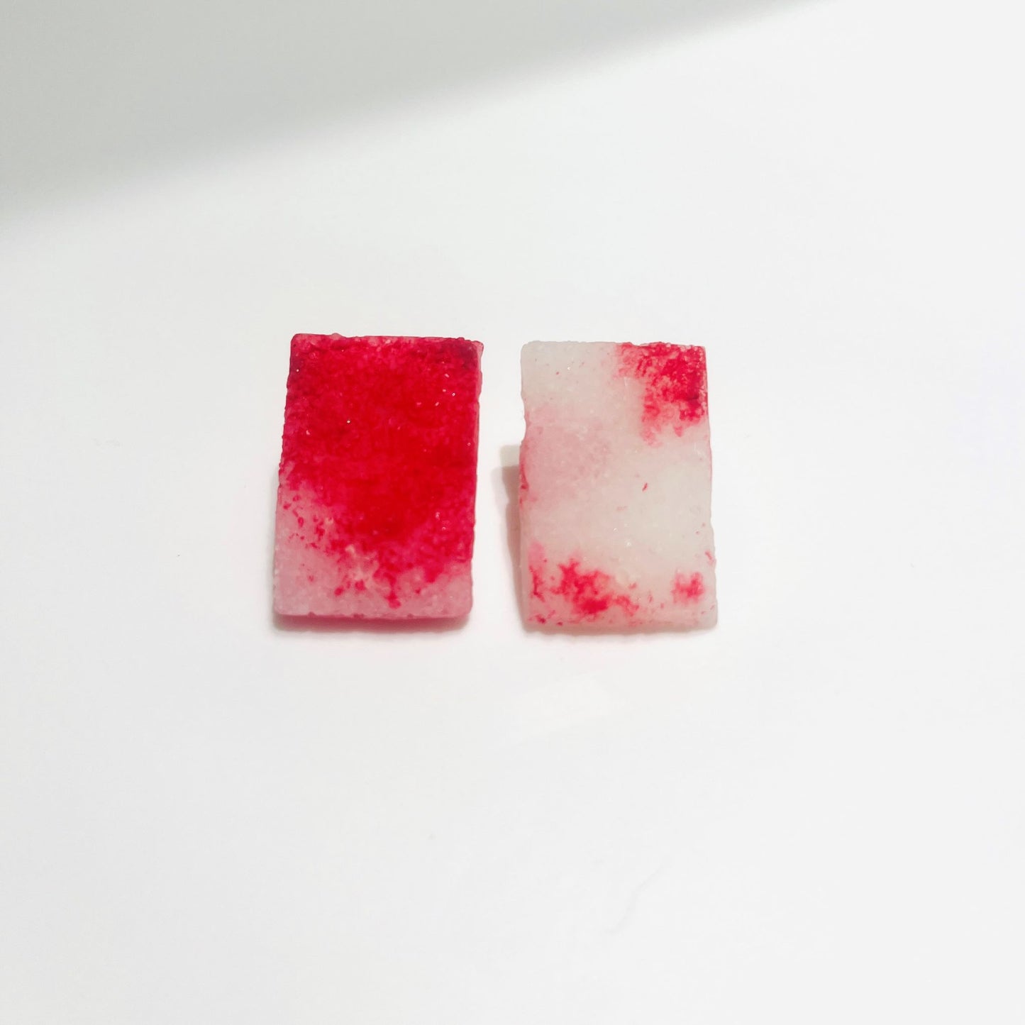 Salis Red & White Earrings